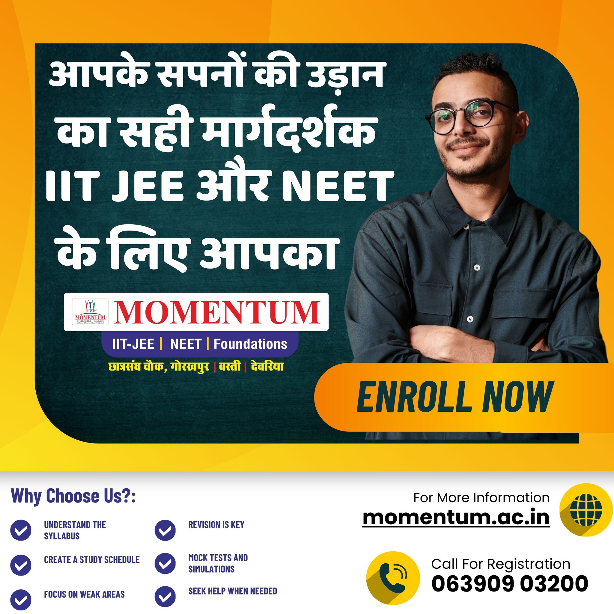 Why Choose Momentum Coaching Basti by Er. Sanjeev Sir?