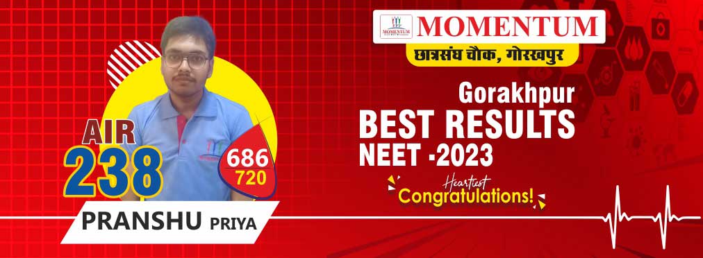 Gorakhpur Best Result Neet 2023 Pranshu