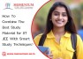 How To Combine The Best Study Material for IIT JEE With Smart Study Techniques