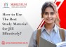 How to Use the Best Study Material for JEE Effectively?
