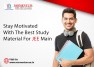 Stay Motivated with the Best Study Material for JEE Main